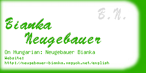 bianka neugebauer business card